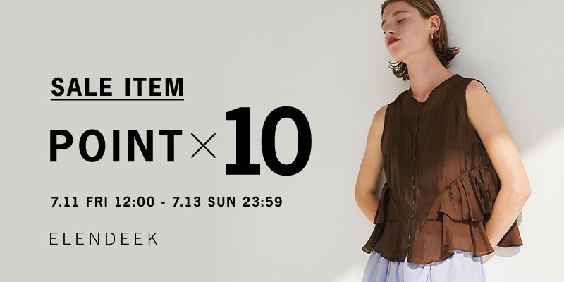 完売品★新品未使用タグ付　エレンディーク メッシュボンディングクロップドトップ ELENDEEK メッシュボンディングクロップドトップ エレンディーク