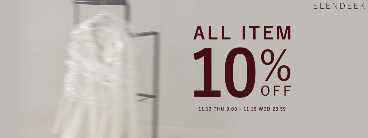ALL ITEM 10%OFF