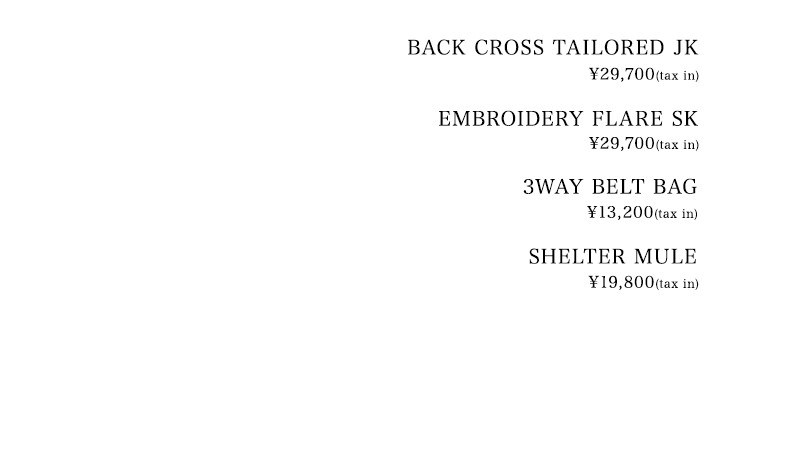 2026 SPRING/SUMMER COLLECTION