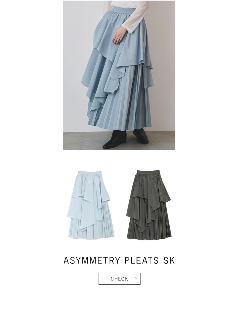 ASYMMETRY PLEATS SK