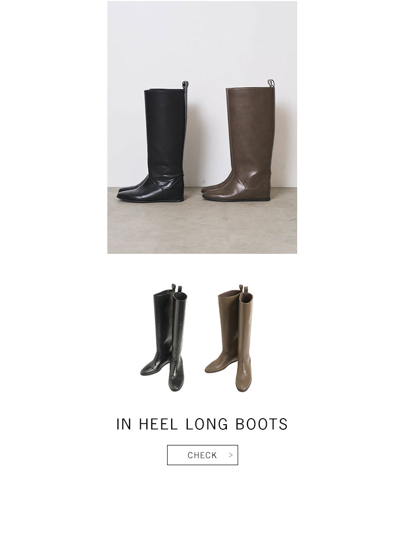 IN HEEL LONG BOOTS